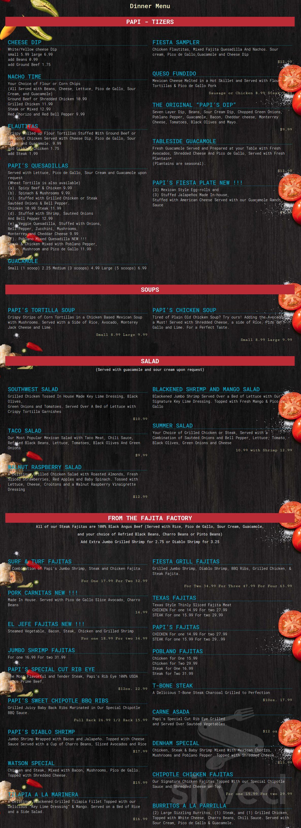 Mami s Mexican Menus In Zachary Louisiana United States mami-s-mexican-menus-in-zachary-louisiana-united-states