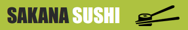 Sakana Sushi Logo in Carrollton, Virginia