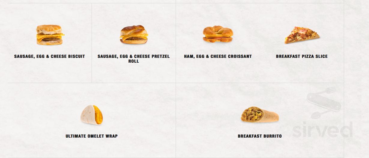 Kum & Go menu in Jenks, Oklahoma