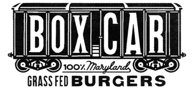 Boxcar Burgers Logo in Brunswick, Maryland