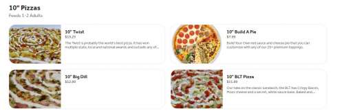 Bernie O's Pizza menu in North Muskegon, Michigan, USA