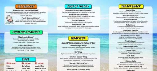 Rusty's Naples Menu for Rusty’s Naples in Naples, FL | Sirved