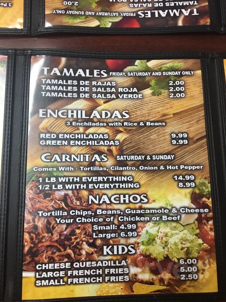 Blessing Restaurant menu in Hanover, Pennsylvania