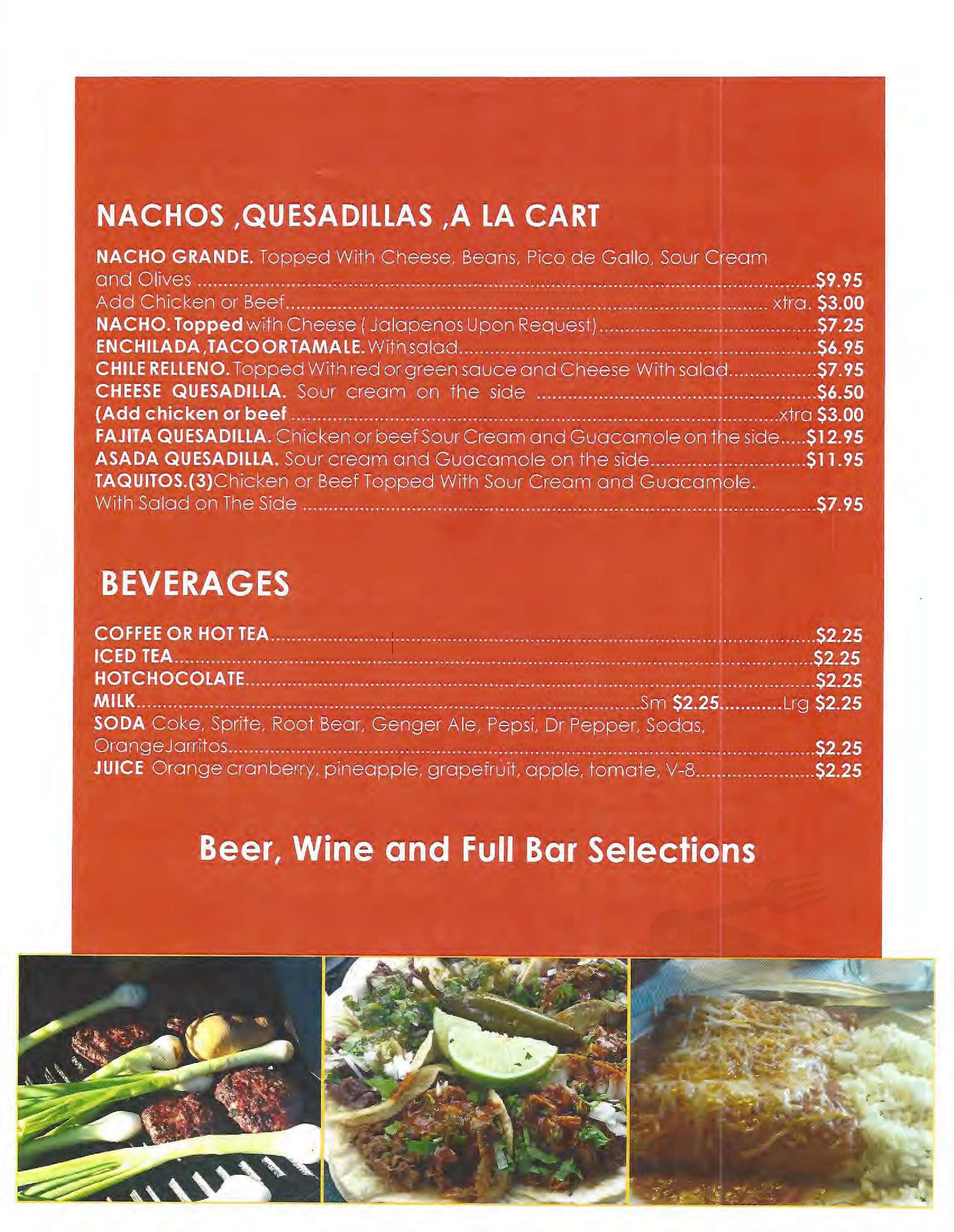 The Buckhorn Bar and Mountain Creek Restaurant menu in Sierra City, California