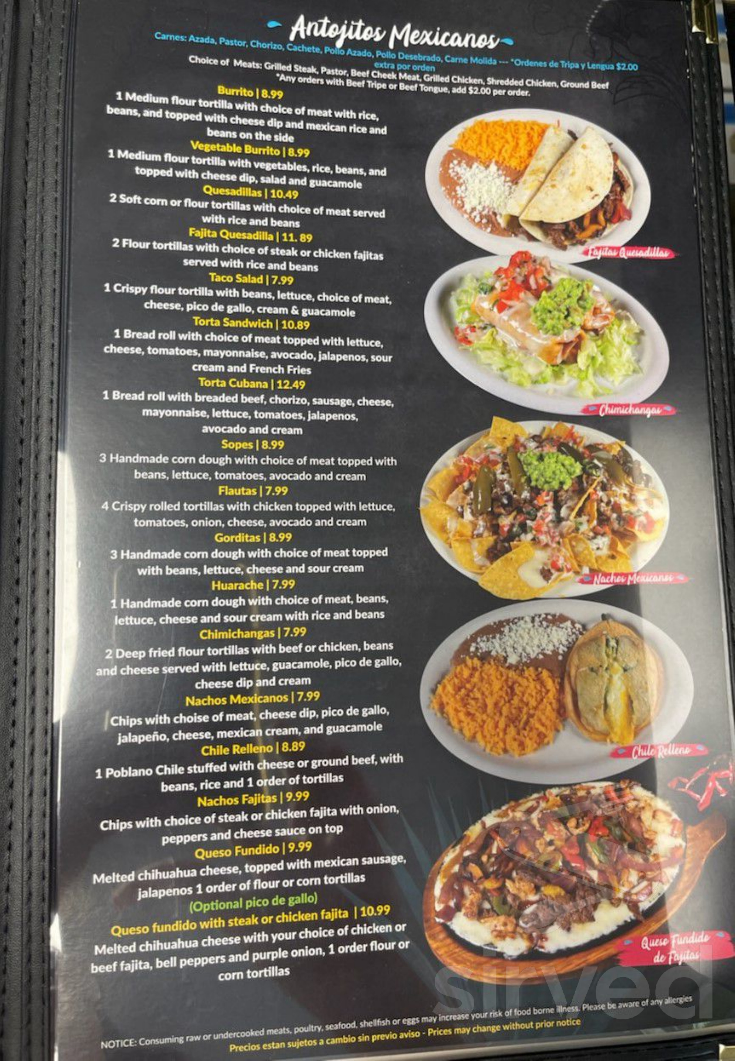 The Mango Peel menus in Elkin, North Carolina, United States