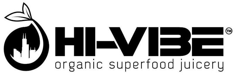 Hi-Vibe Organic Superfood Juicery Logo in Chicago, Illinois