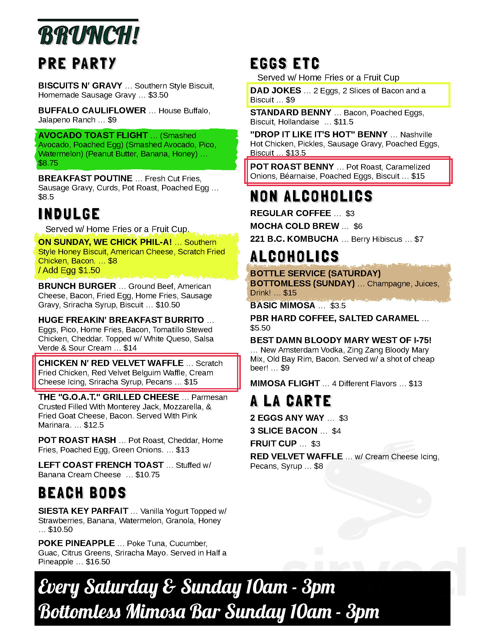 FOOD+BEER Bradenton menu in Bradenton, Florida, USA