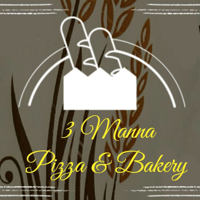 3 Manna Pizza and Bakery Logo in Mora, New Mexico