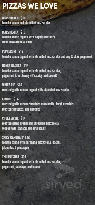 Knead Market menu in Harrisburg, Pennsylvania