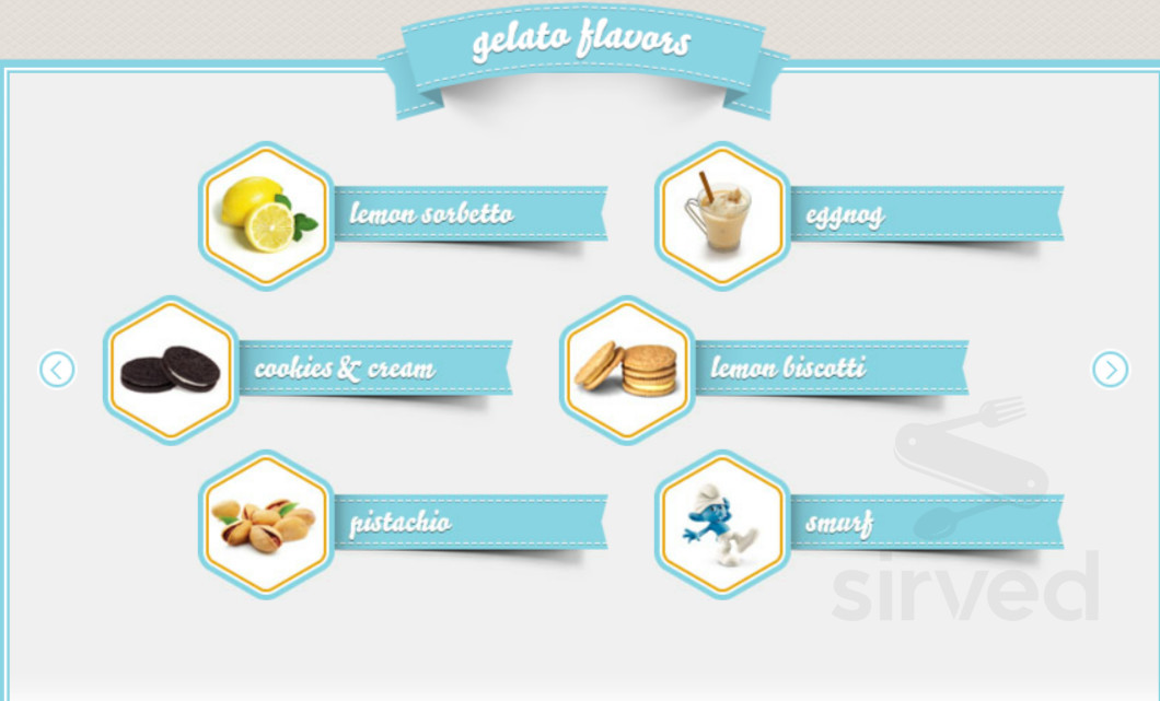 Capo Gelateria Italiana menus in Salt Lake City, Utah, United States