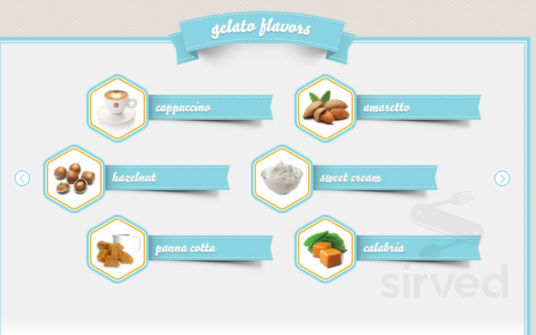 Capo Gelateria Italiana menus in Salt Lake City, Utah, United States