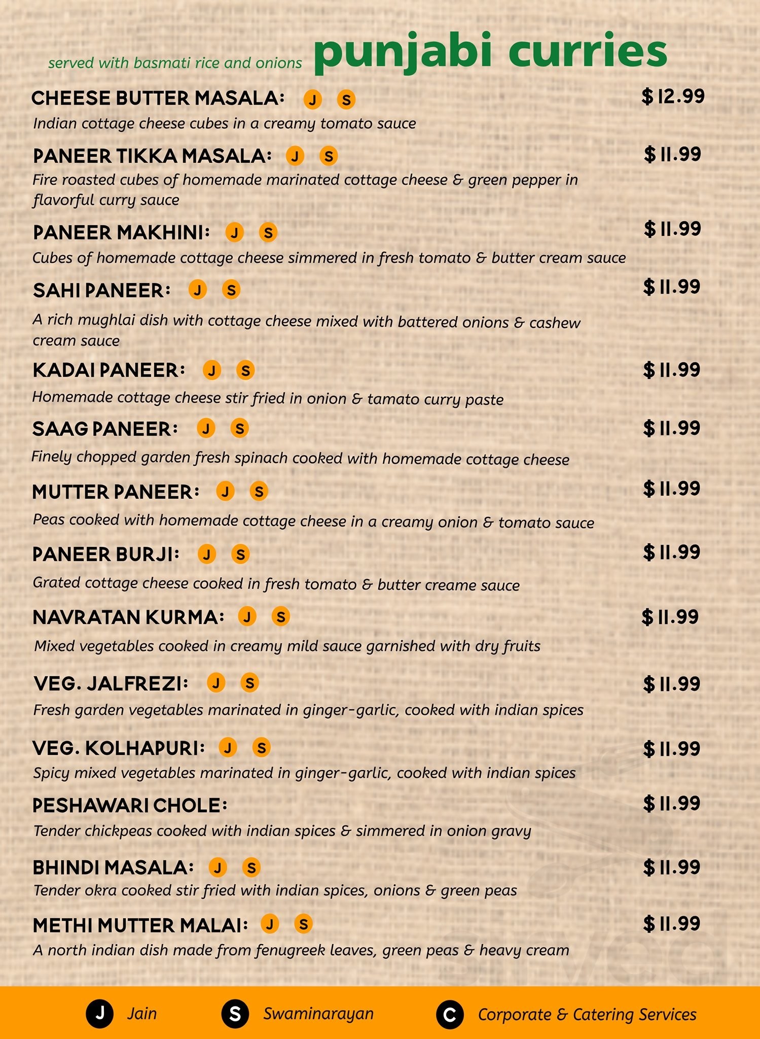 Vatan indian vegetarian cuisine bakery east windsor new menu in