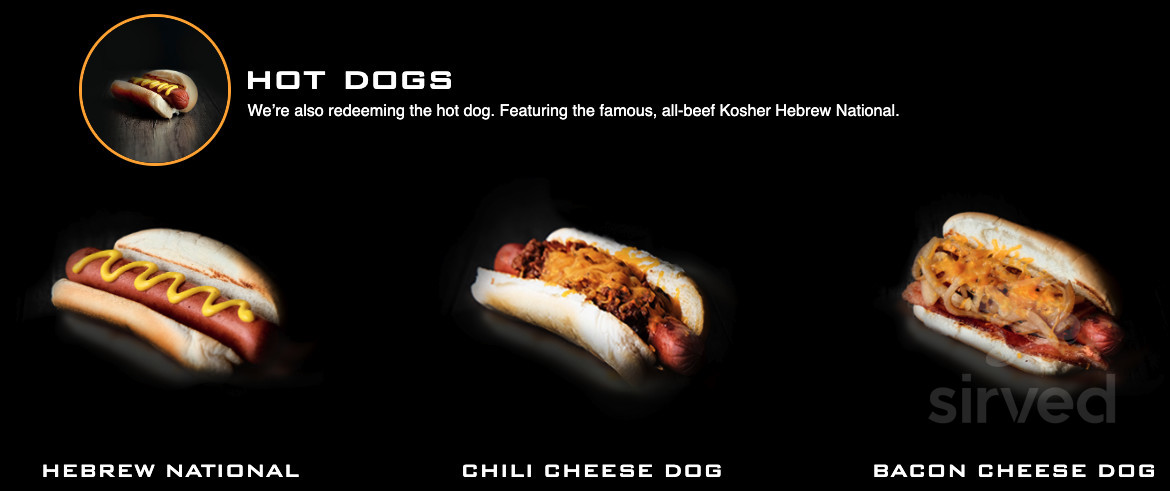 The Burger's Priest menu in Toronto, Ontario