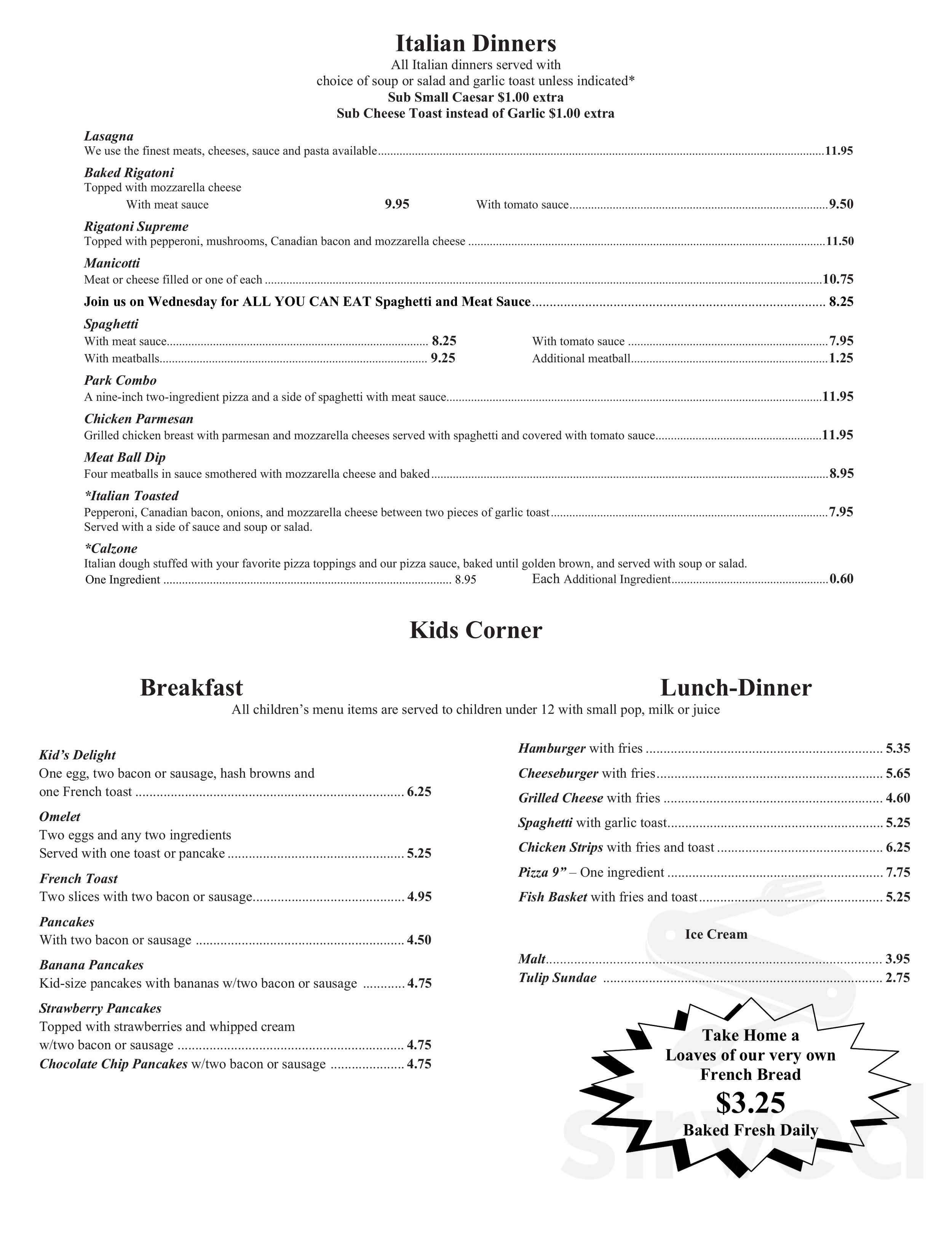 Menu for Maggie's Restaurant in Wayzata, Minnesota, United States