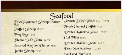 Forest Inn Menu - Morrison, Illinois | Sirved