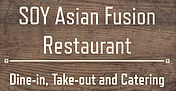 Soy Asian Fusion Restaurant Logo in Kelowna, British Columbia