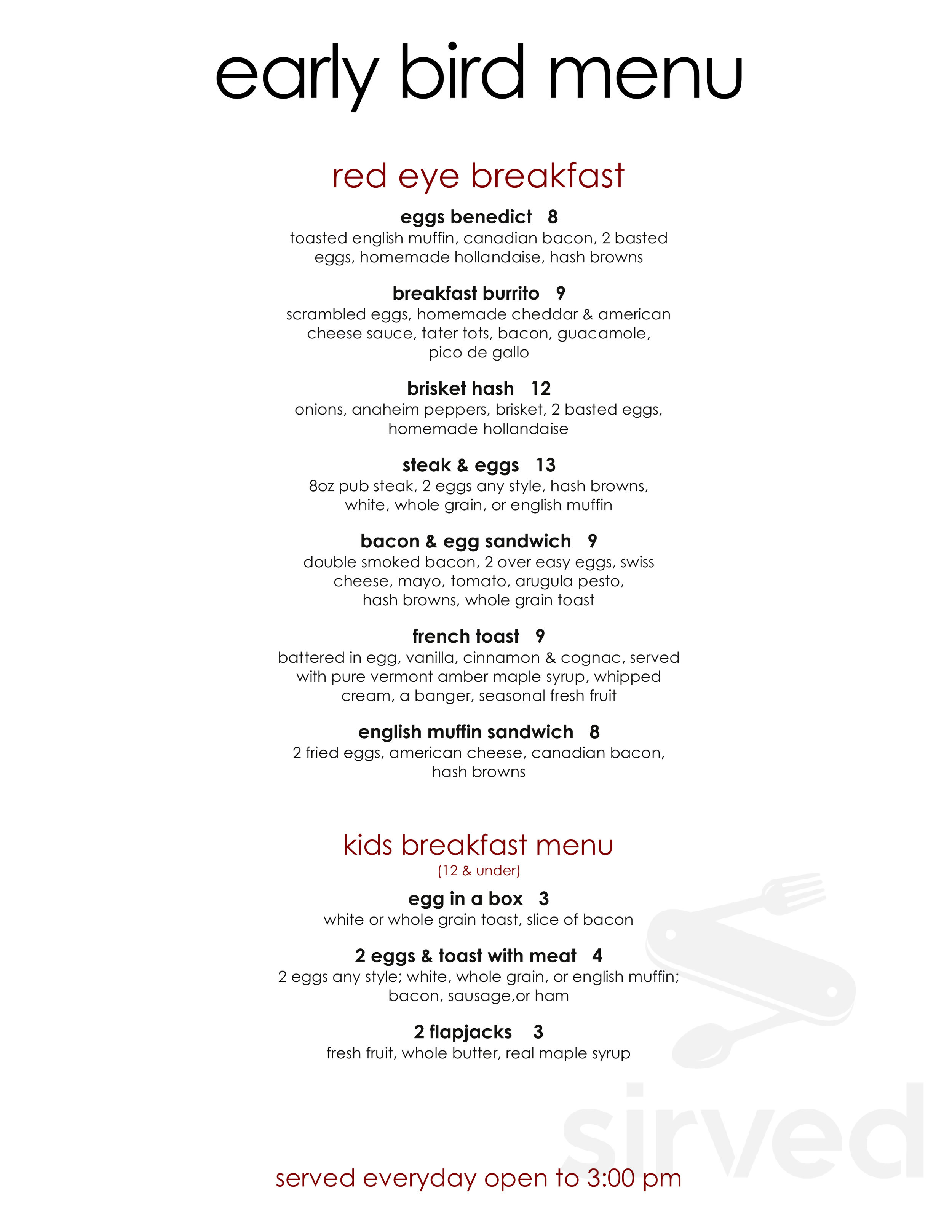 Junction 70 Menu Menu for Junction 70 Grill in Cottage Grove, MN | Sirved