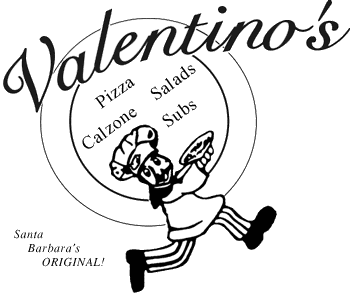Valentino's Take 'n Bake Pizza Logo in Santa Barbara, California