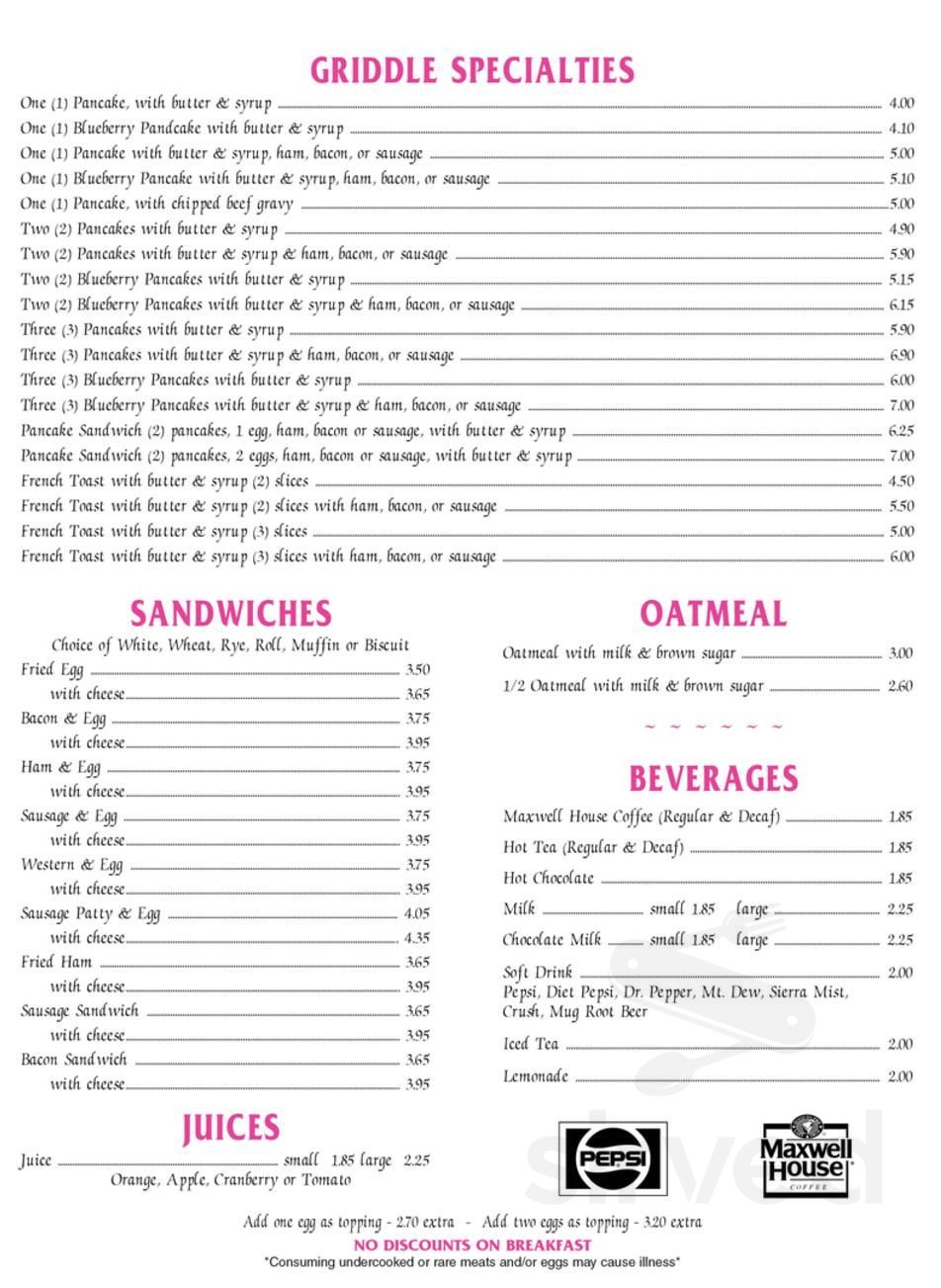 carnival mardi gras flamingo restaurant menu