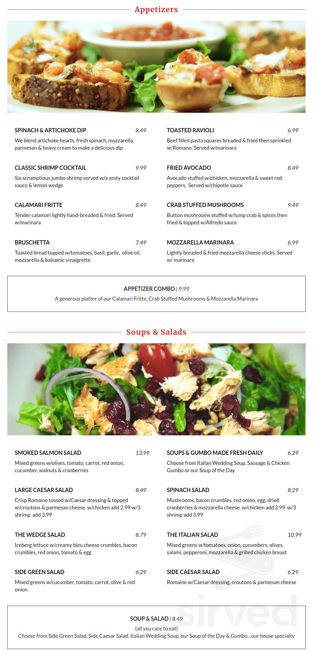 Bella Vita Italian Restaurant Menu In Kerrville Texas USA bella-vita-italian-restaurant-menu-in-kerrville-texas-usa