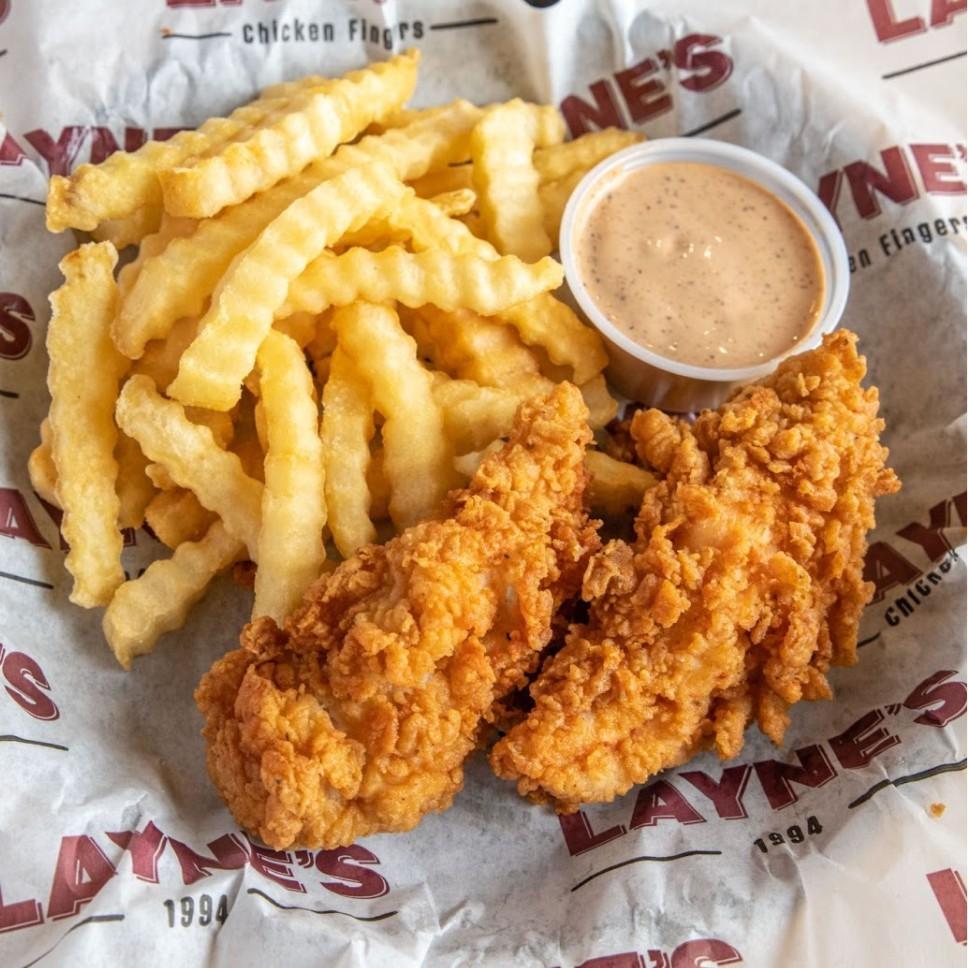 Layne's Chicken Fingers menu in Roanoke, Texas, USA