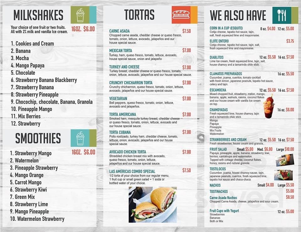Idalya's Fruteria San Diego, CA menu in San Diego, California
