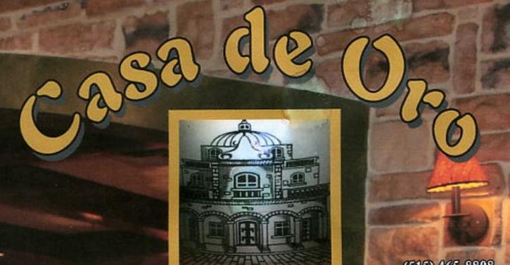 Casa de Oro Restaurant Logo in Chariton, Iowa