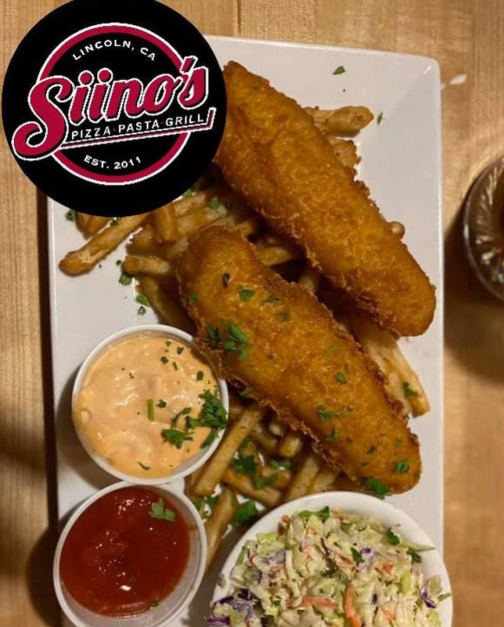 Siino's Pizza, Pasta & Grill menu in Lincoln, California, USA