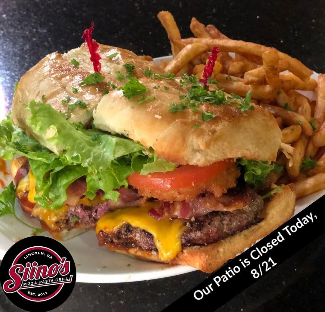 Siino's Pizza, Pasta & Grill menu in Lincoln, California, USA