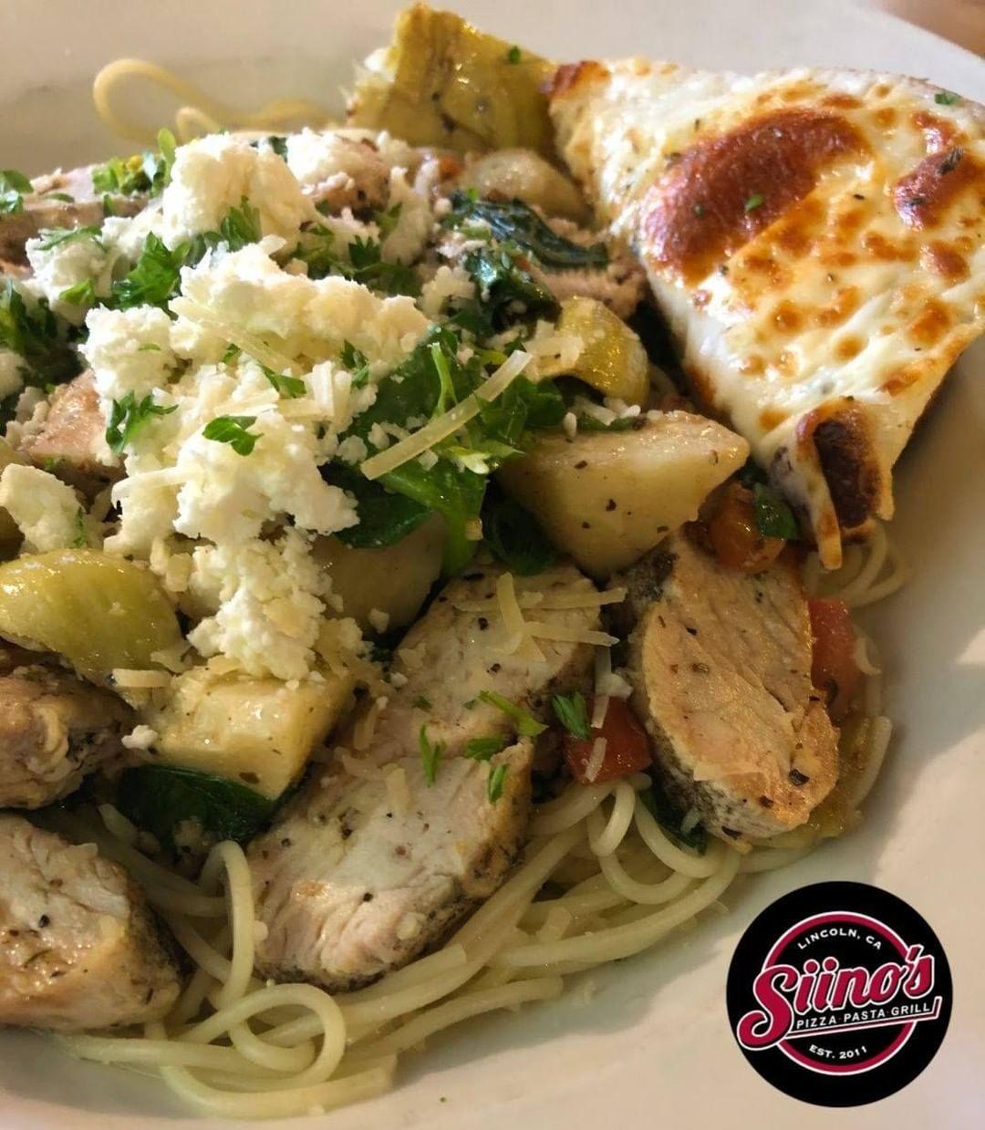 Siino's Pizza, Pasta & Grill menus in Lincoln, California, United States