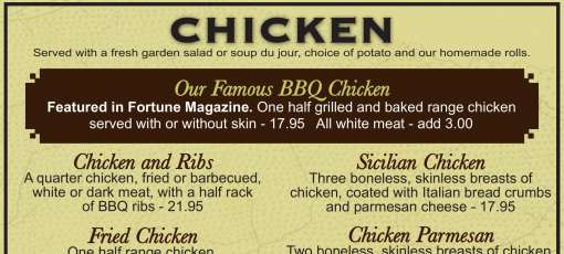 The Range Line Inn Menu - Mequon, Wisconsin | Sirved