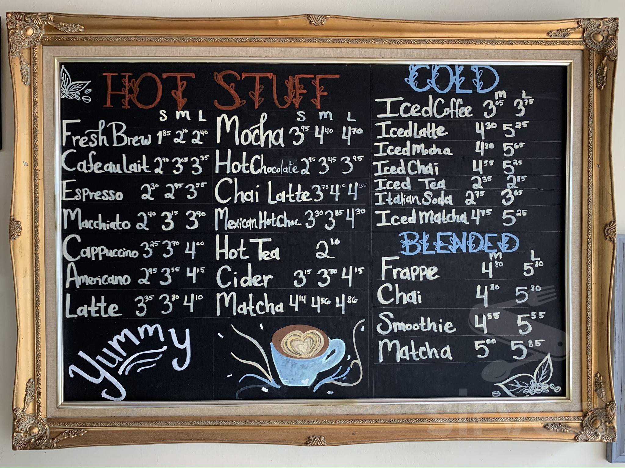 Concord Point Coffee menu in Havre De Grace, Maryland, USA