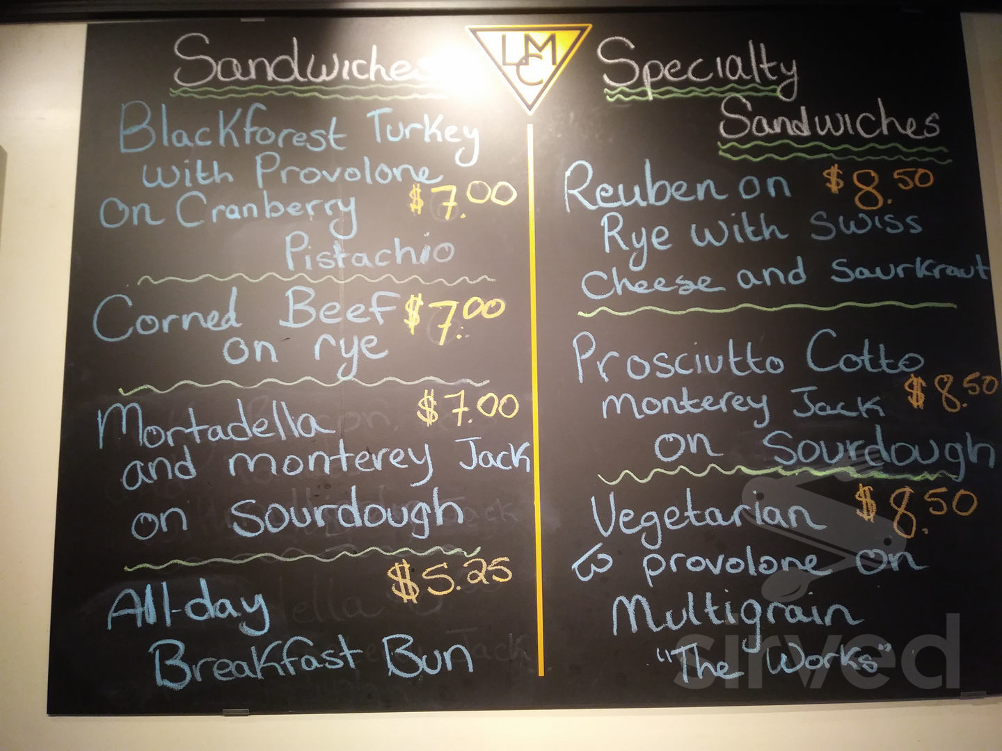 Little City Merchant menu in Enderby, British Columbia