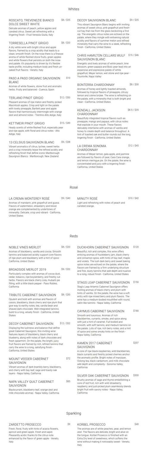 Lookout Menu.pdf The Lookout menu in Corpus Christi, Texas, USA