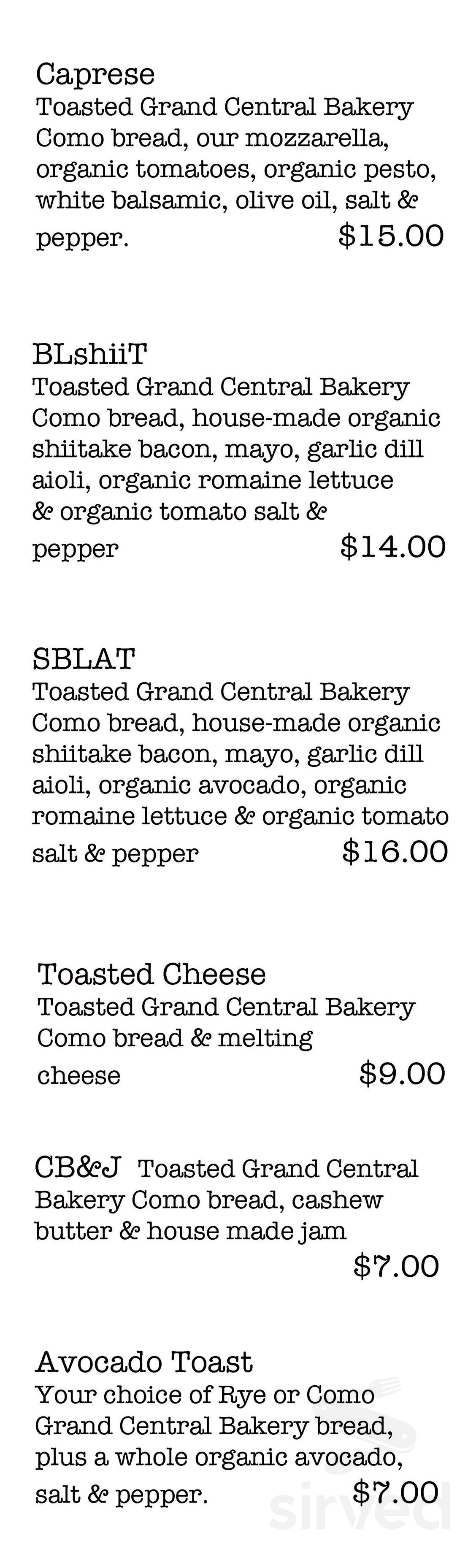 Vtopia All Vegan Restaurant & Cheese Shop menu in Portland, Oregon