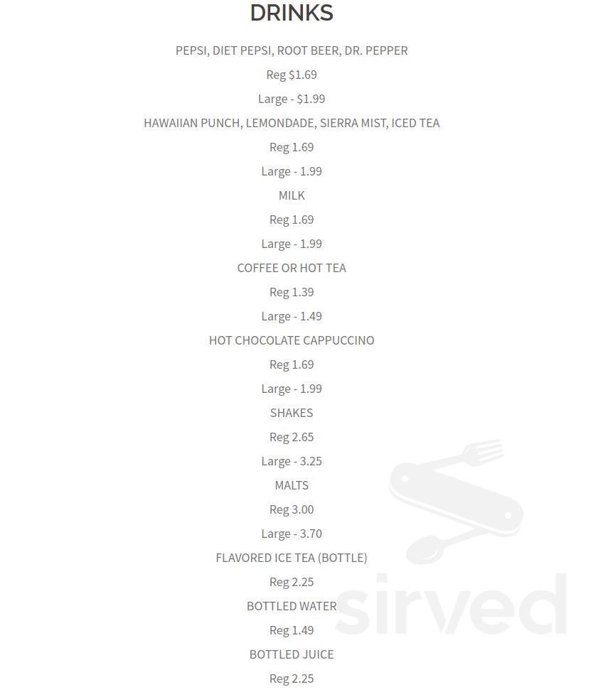 Nabby's Restaurant & Catering menus in Plainfield, Illinois, United States