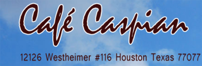 Cafe Caspian Logo in Houston, Texas