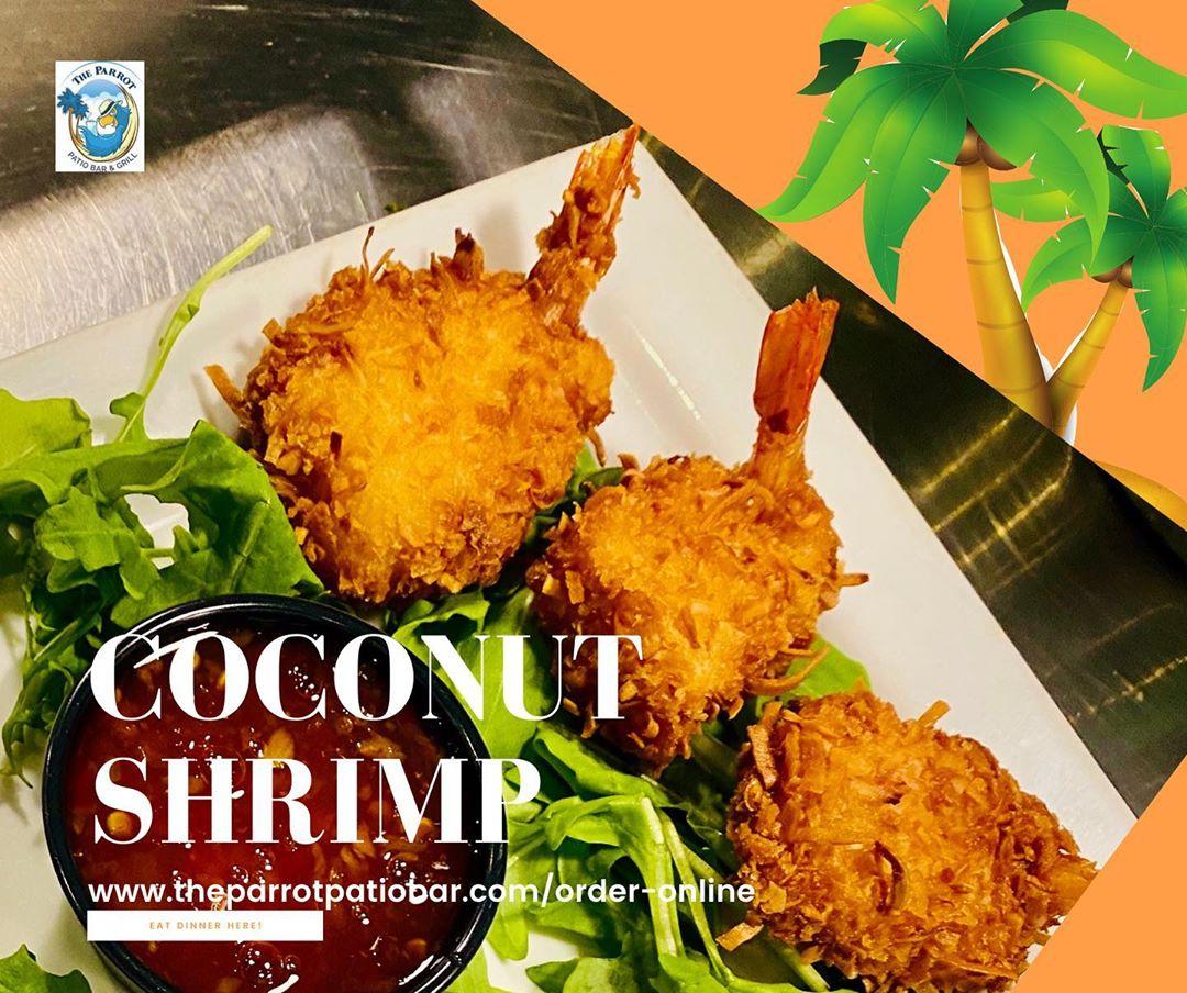 The Parrot Patio Bar & Grill menu in Sarasota, Florida, USA