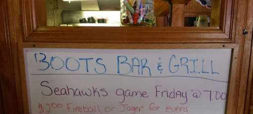 Bootbarn Menu Menu for Boots Bar And Grill in Hamilton, WA | Sirved