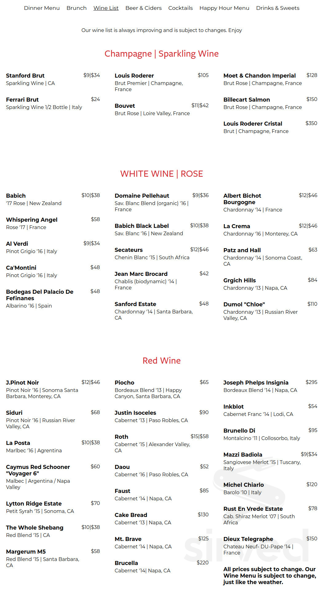 Sam's Ocean View Restaurant Kapaa Kauai menu in Kapaʻa, Hawaii, USA