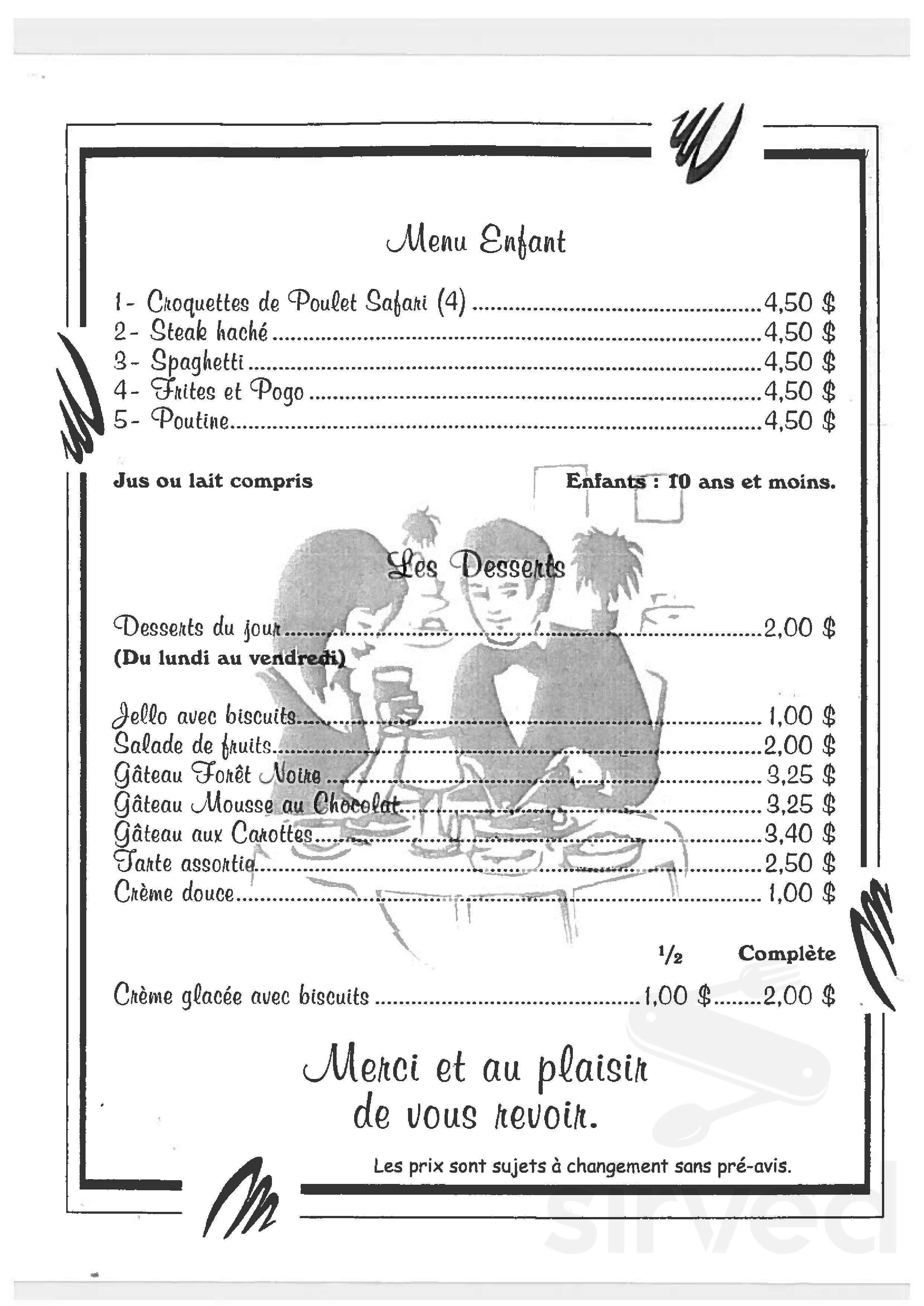 Leo Pizza menus in La Sarre, Quebec, Canada
