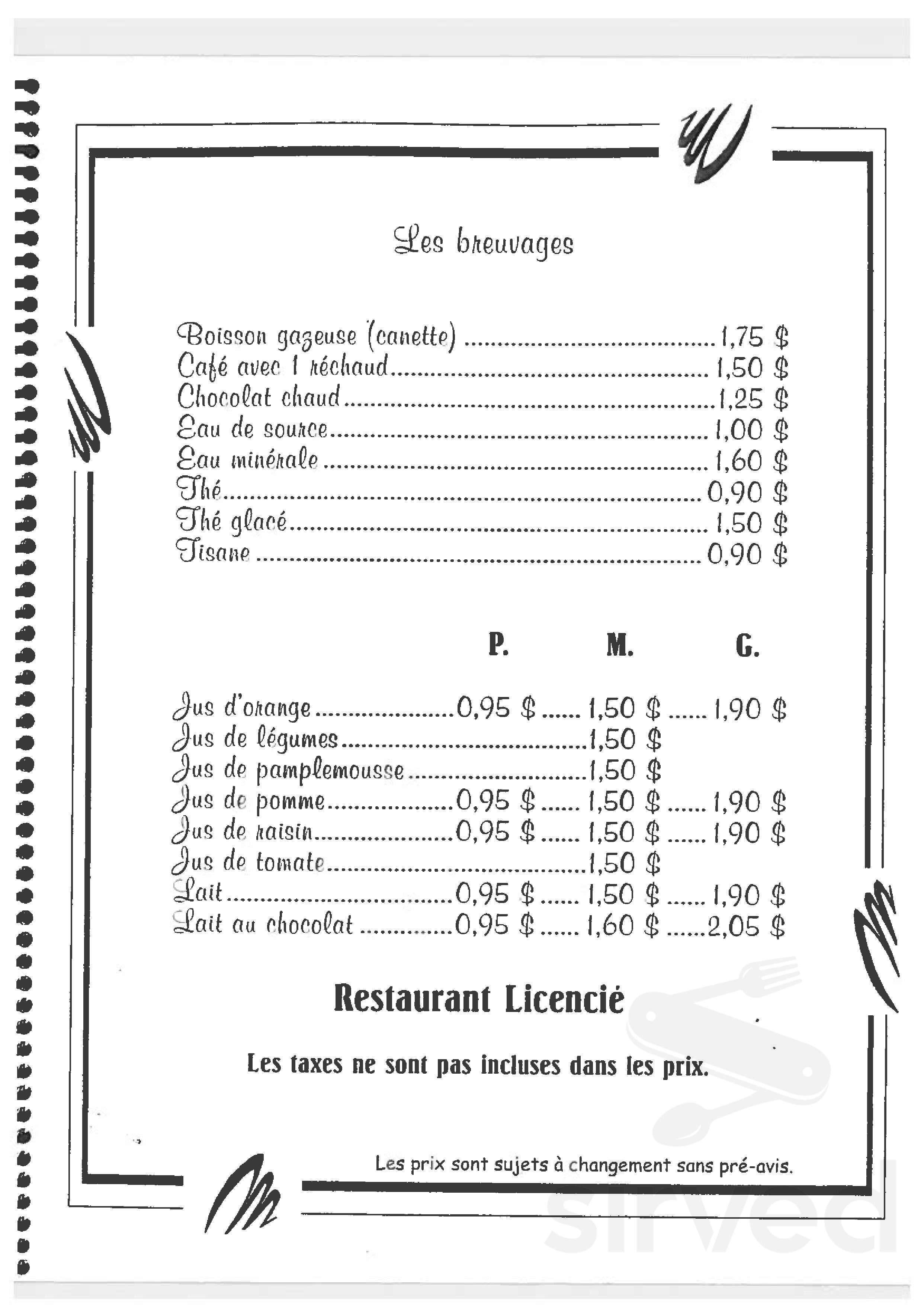 Leo Pizza menus in La Sarre, Quebec, Canada