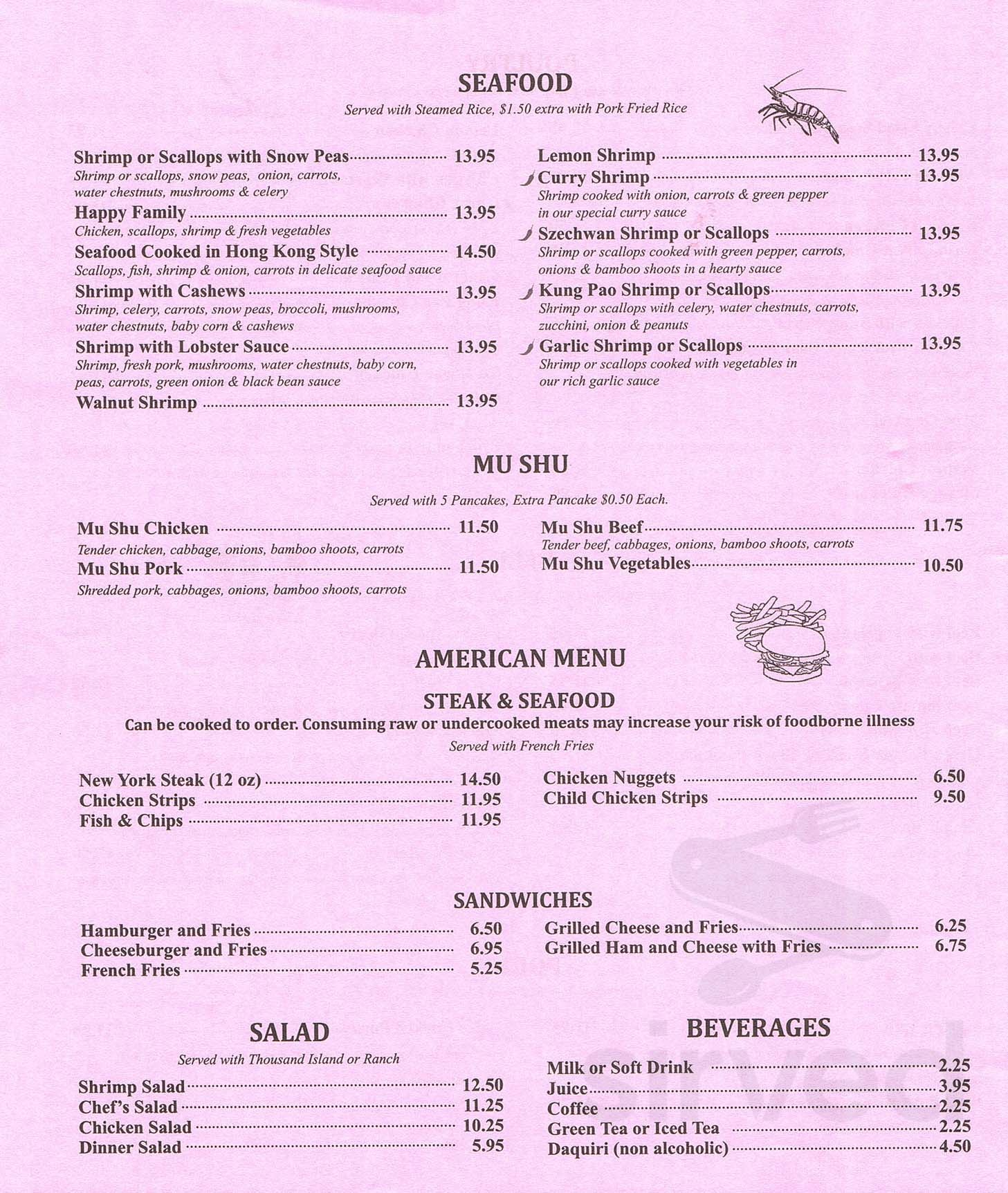 Chen s Restaurant Menu In Long Beach Washington USA chen-s-restaurant-menu-in-long-beach-washington-usa