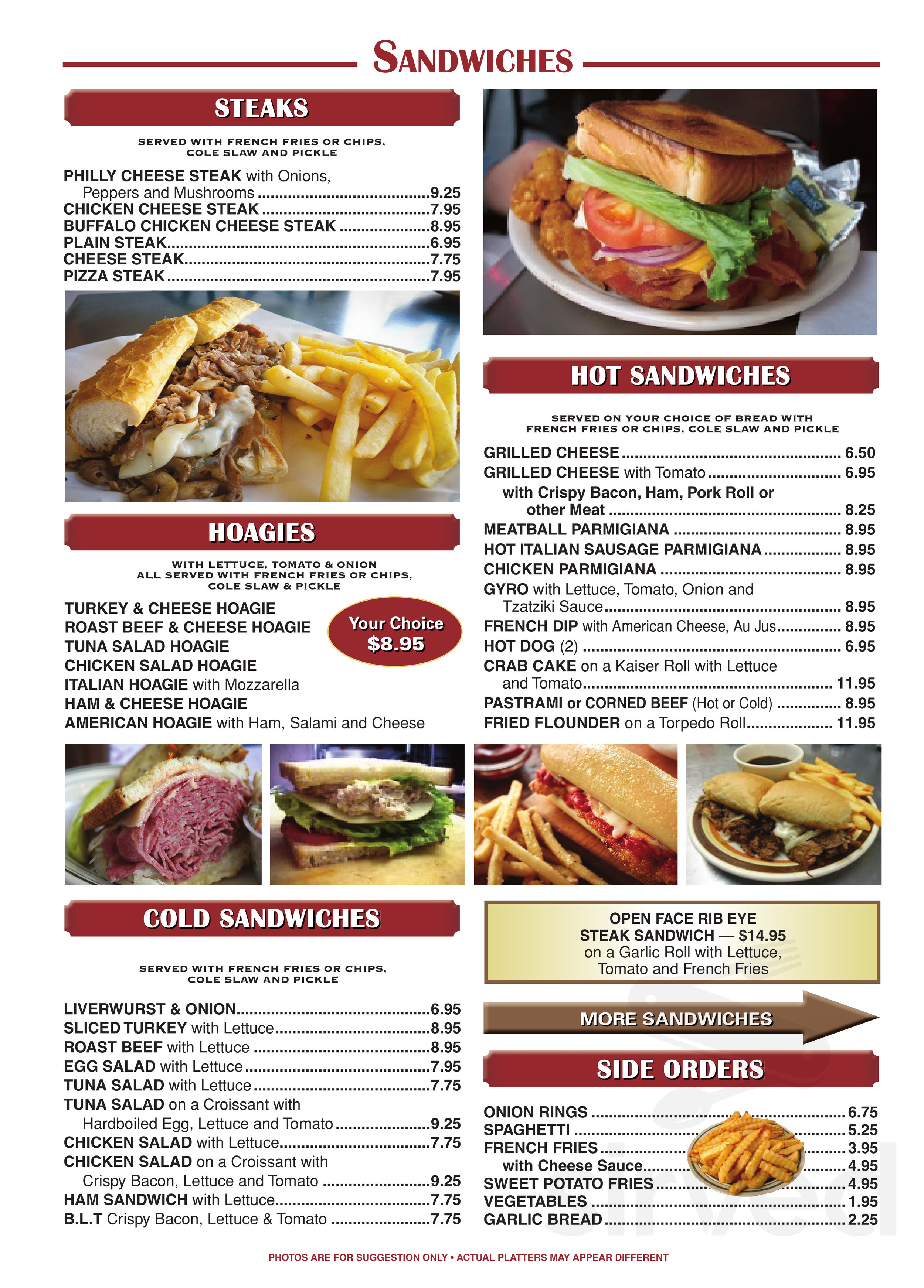 Swedesboro Diner menu in Swedesboro, New Jersey, USA