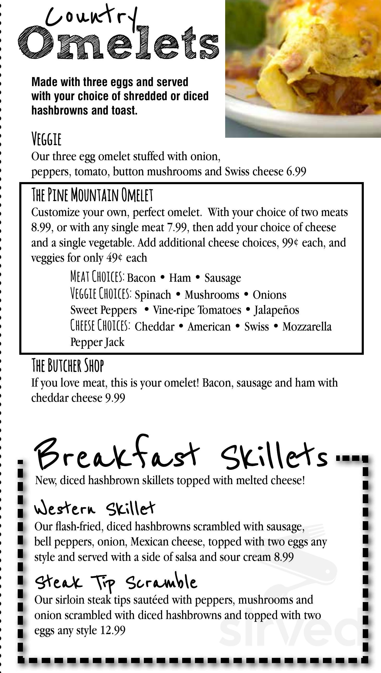 Pine Mountain Grill menus in Whitesburg, Kentucky, United States