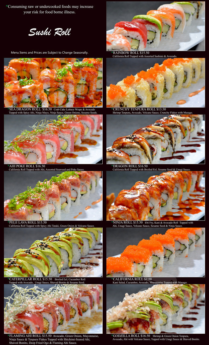 Gyotaku Japanese Restaurant Menu In Honolulu Hawaii USA gyotaku-japanese-restaurant-menu-in-honolulu-hawaii-usa