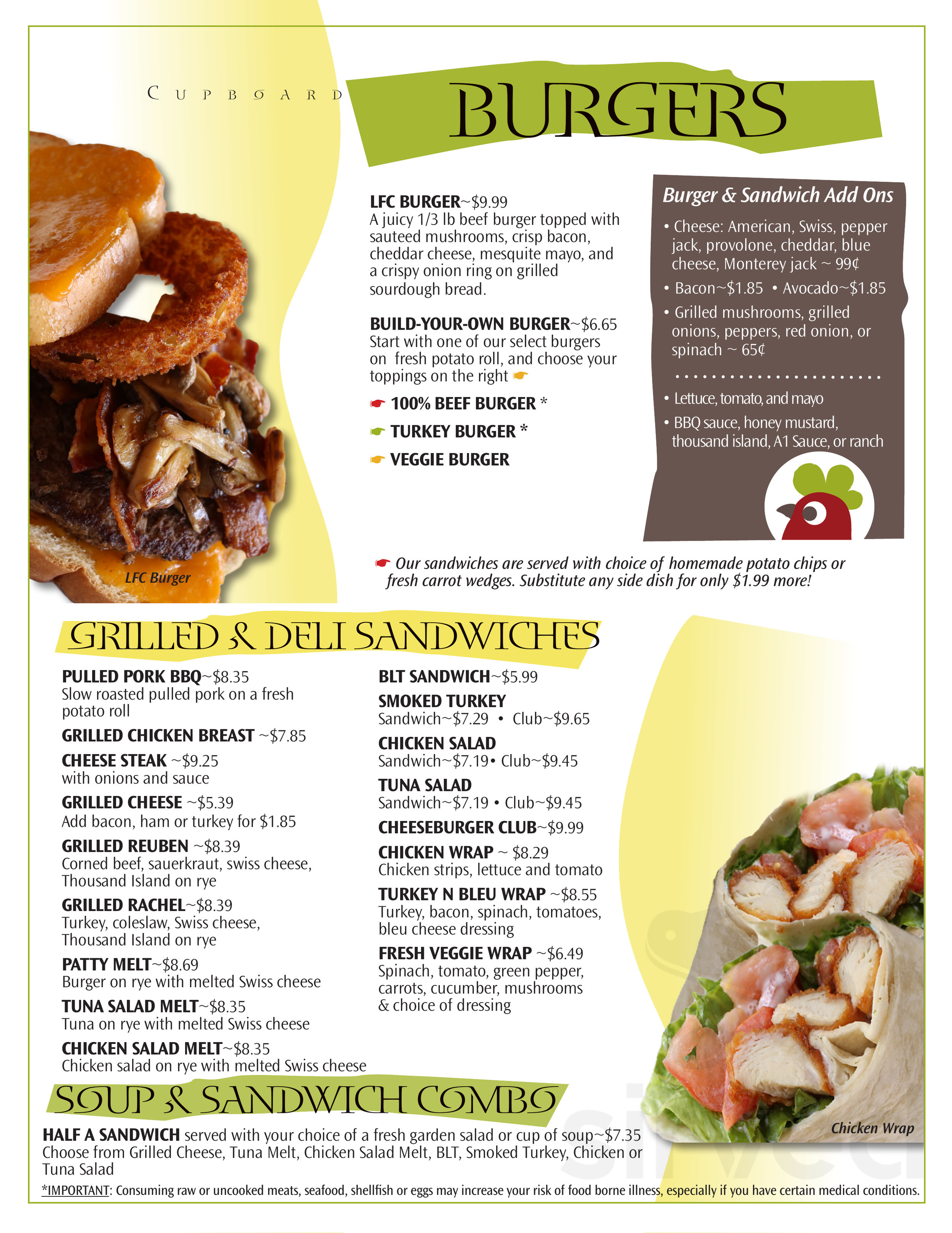 Lititz Family Cupboard Restaurant & Buffet menus in Lititz