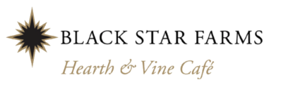 Hearth & Vine Cafe at Black Star Farms Logo in Suttons Bay, Michigan