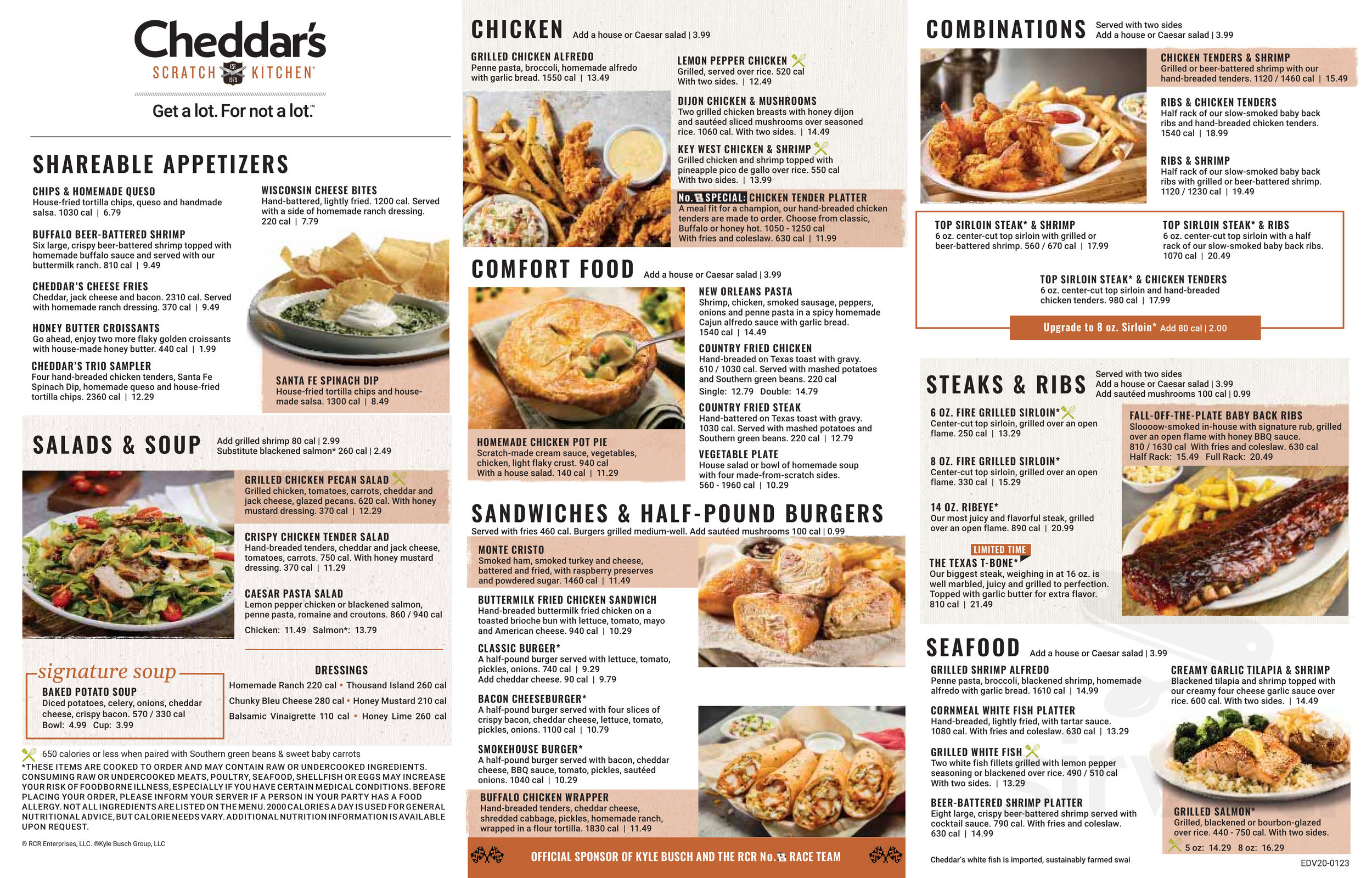 cheddars scratch menu and prices near me        <h3 class=