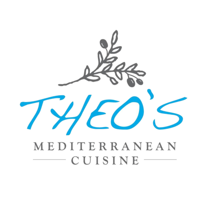 Theos Mediterranean Cuisine Logo in Prospect Park, Pennsylvania